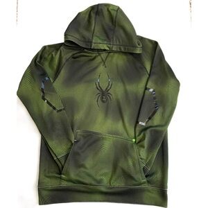 Spyder Green/Black Hoodie Youth XL